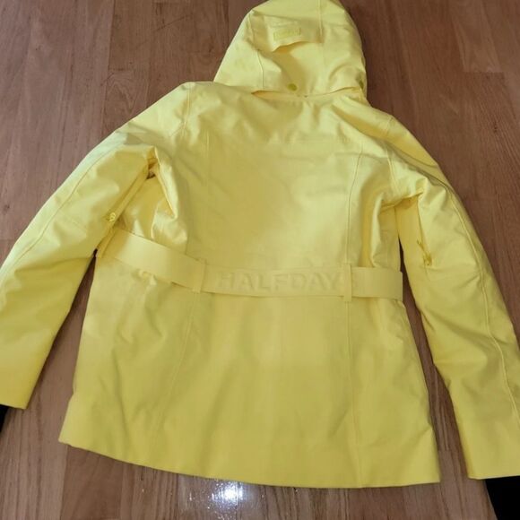 Halfdays Aston Jacket Belted Ski Jacket Yellow XS Waterproof NWT - Picture 8 of 8